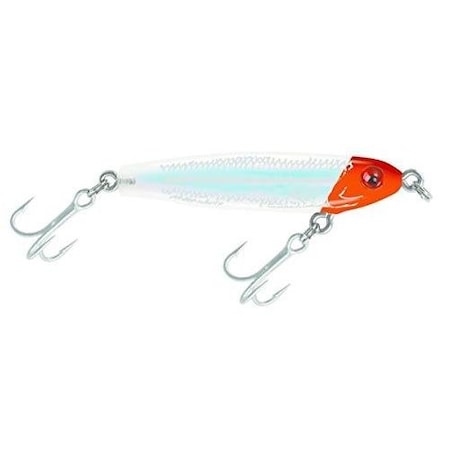 Mirrolure Mirroglass Suspending Twitchbait, 2 14, 316 Oz, Red HeadWhite Back BellySilver 9MR-11